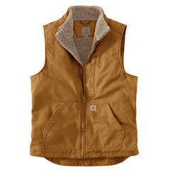 Carhartt Sherpa Lined Vest Brown