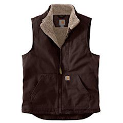 Carhartt Sherpa Lined Vest Dark Brown