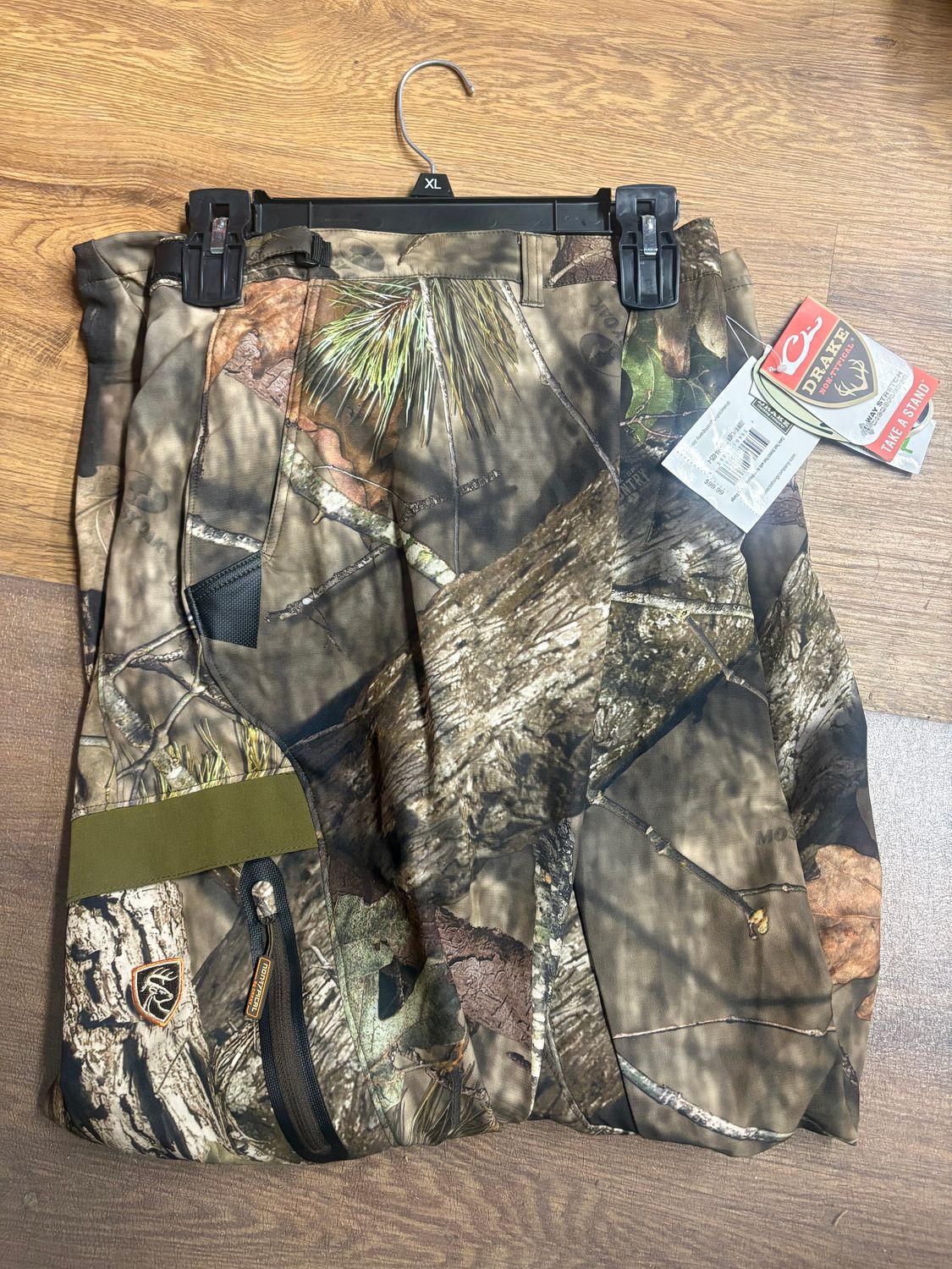 Drake Tech Stretch Pant w Agion Breakup Cnry XL Reg