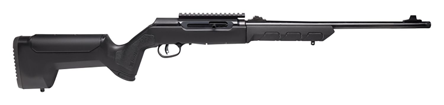 Savage Arms A22 Takedown Full Size 22 LR 10+1 18" High Luster Button Rifled Barrel, High Luster Drilled &amp; Tapped Carbon Steel Receiver, Black Takedown Synthetic Stock, Right Hand