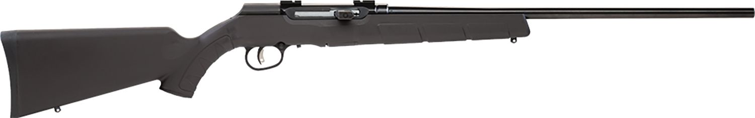 Savage Arms A Series Magnum Full Size 17 HMR 10+1 22" High Luster Button Rifled Barrel, High Luster Drilled &amp; Tapped Carbon Steel Receiver, Matte Black Fixed Synthetic Stock, Right Hand