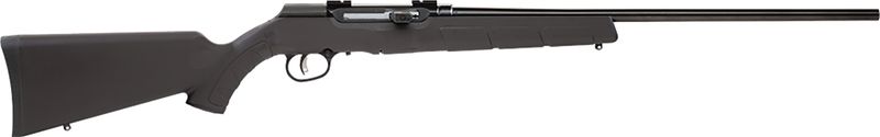 Savage Arms A Series Magnum Full Size 17 HMR 10+1 22" High Luster Button Rifled Barrel, High Luster Drilled &amp; Tapped Carbon Steel Receiver, Matte Black Fixed Synthetic Stock, Right Hand
