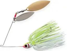 Humdinger Spinner Bait, Color: Chart White, Size: 1/4oz