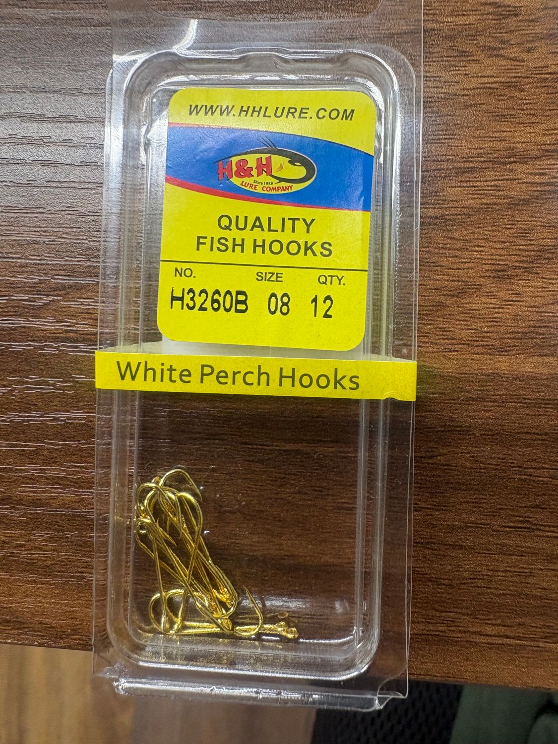 H&amp;H Golden Aberdeen Hook White Perch