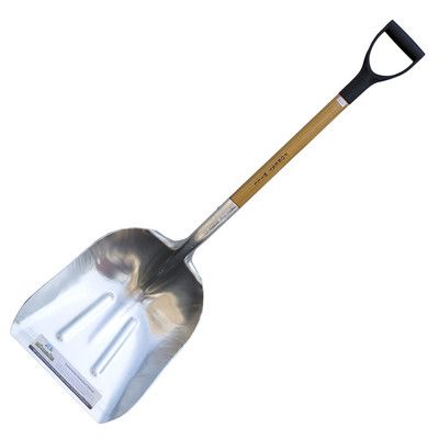 Scoop Shovel Aluminum #12 With 30" D - Handle - USA Made