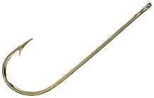 Eagle Claw Aberdeen Hook Gold, Size: Sz 2, Sizes: 10 pk