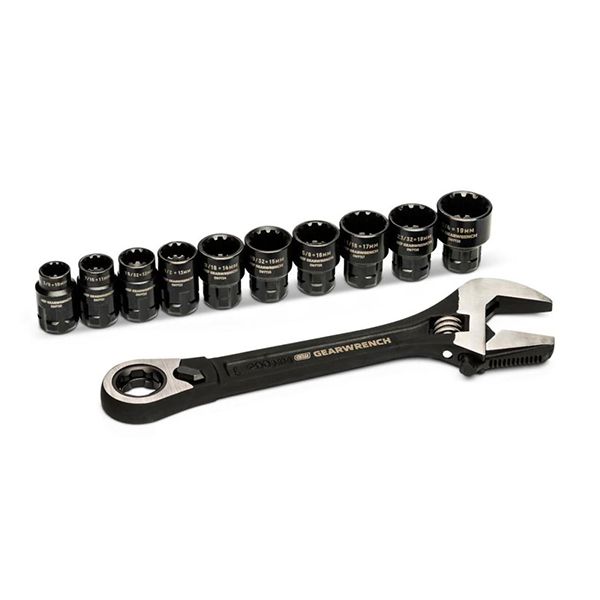 GearWrench 11pc Pass Thru Socket Set