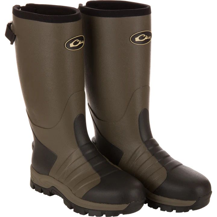 Drake MST 16" Hybrid Mudder Boot 3.0 Green Timber, Size: 8M