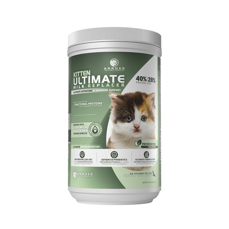 Kitten Ultimate Milk Replacer with Goat Milk Proteins 12oz
