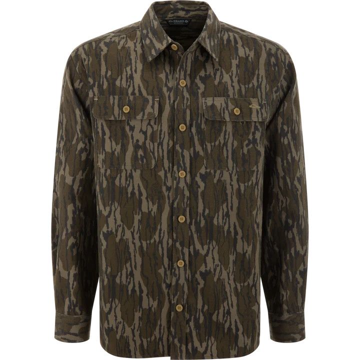 Drake Legacy Flannel Plaid Shirt, Color: Bottomland, Size: Medium