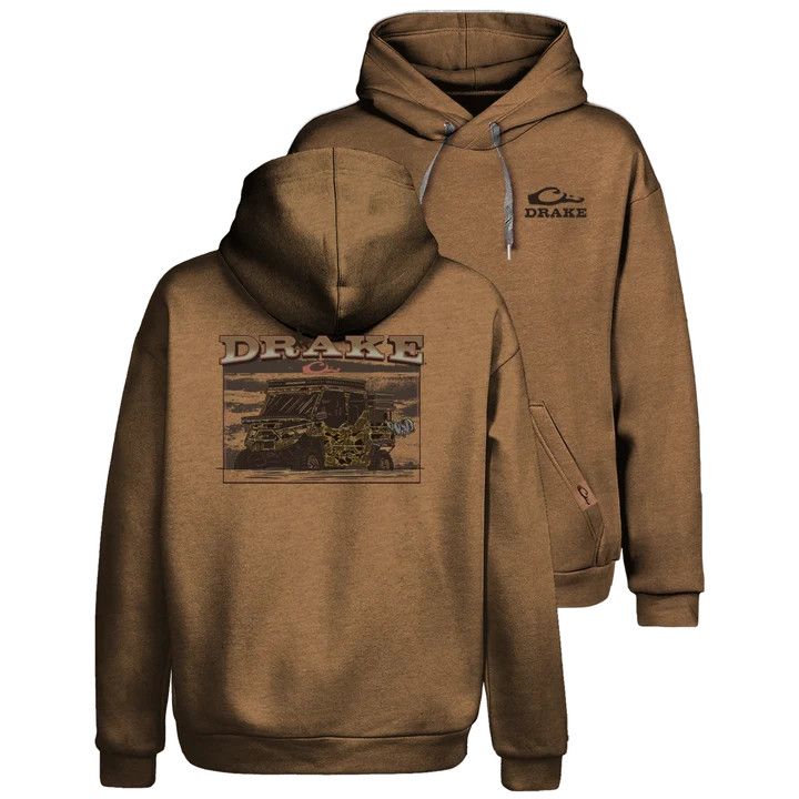 Drake Mud Cart Hoodie Brown