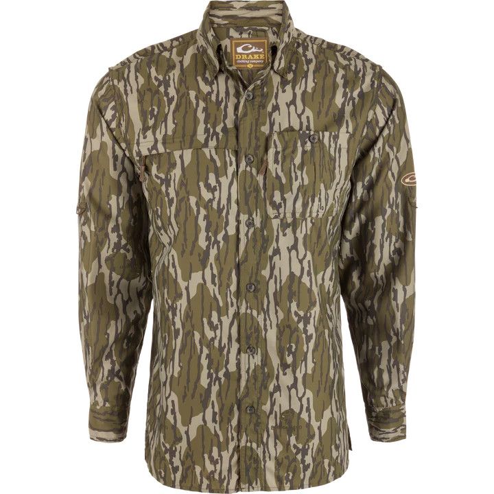 Drake Youth Long-Sleeved 8-Shot Flyweight Shirt
