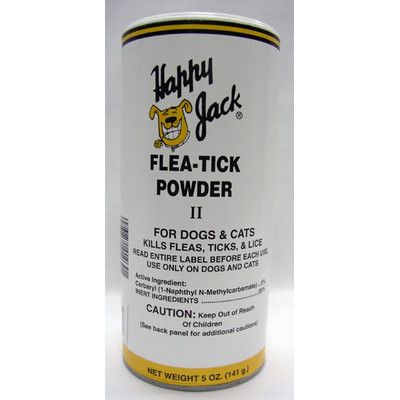 Happy Jack Flea &amp; Tick Dust 5 OZ