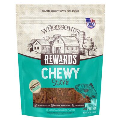 Wpf Treat Wholesome Whitefish Stick 25OZ