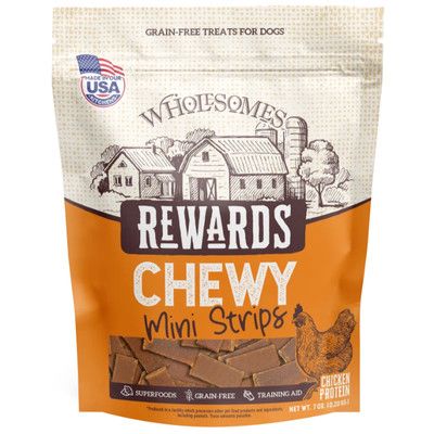 Wpf Treat Wholesomes Chicken Mini 7 OZ