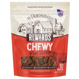 Wpf Treat Wholesomes Beef Mini Stick 7 OZ