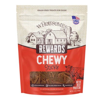Wpf Treat Wholesomes Beef Sticks 25 OZ