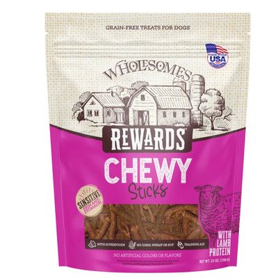 Wpf Treat Wholesomes Lamb Sticks 25OZ