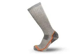 Hunt Monkey Yeti Series Extreme Cold Over-the-Calf Socks, Color: Grey, Size: Large