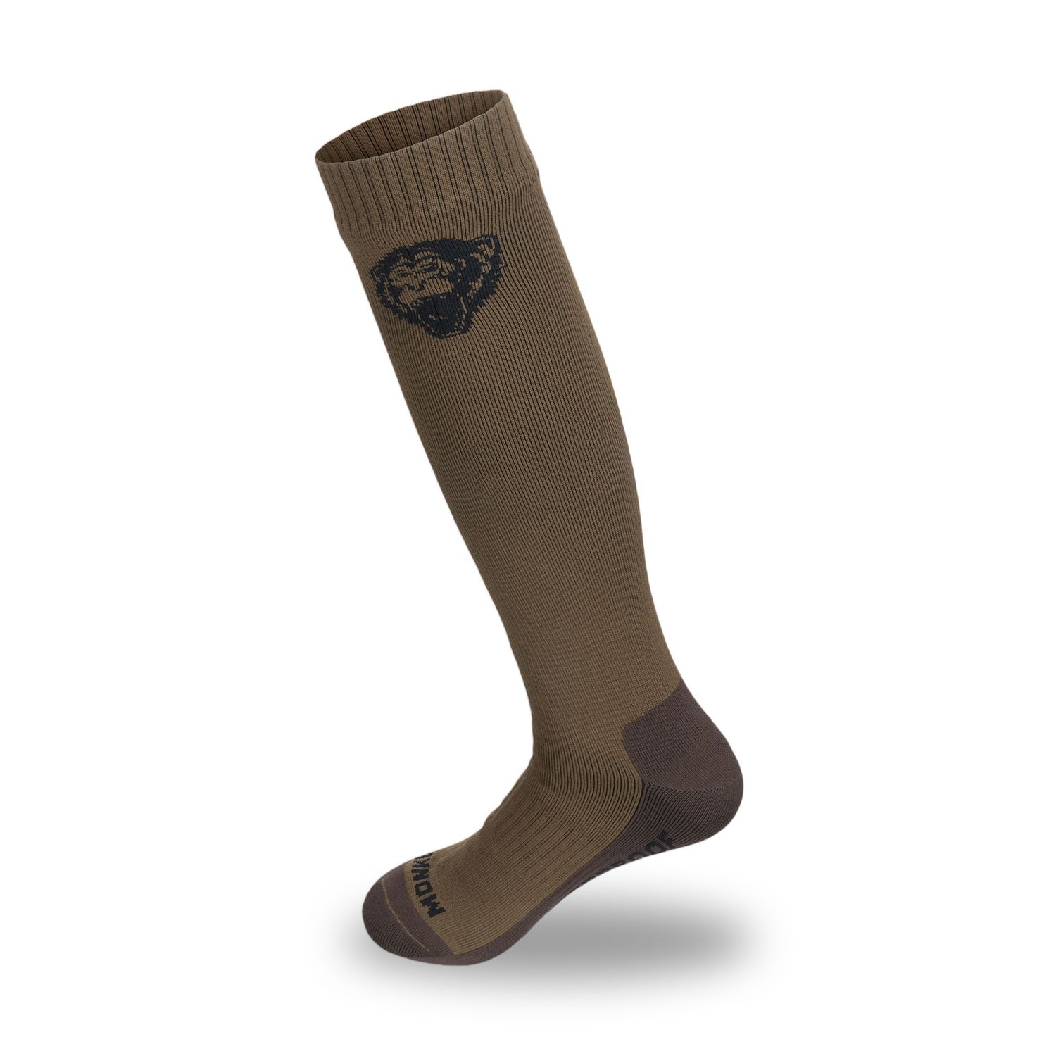 Hunt Monkey HYDRO-BLOCK Waterproof Sock "OTC Cut" Olive Large