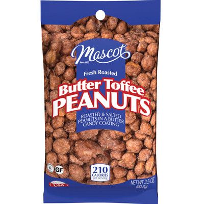 Mascot Butter Toffee Peanuts 3.5OZ
