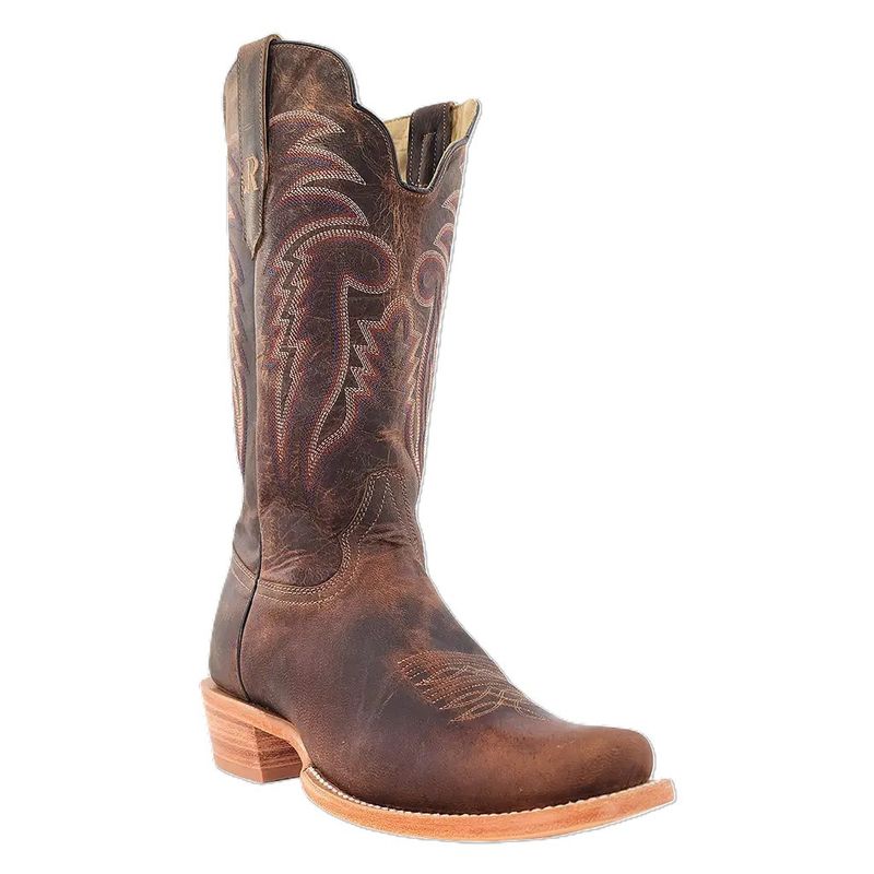 R. Watson Crazy Tan Goat Narrow Square Toe- RW8029