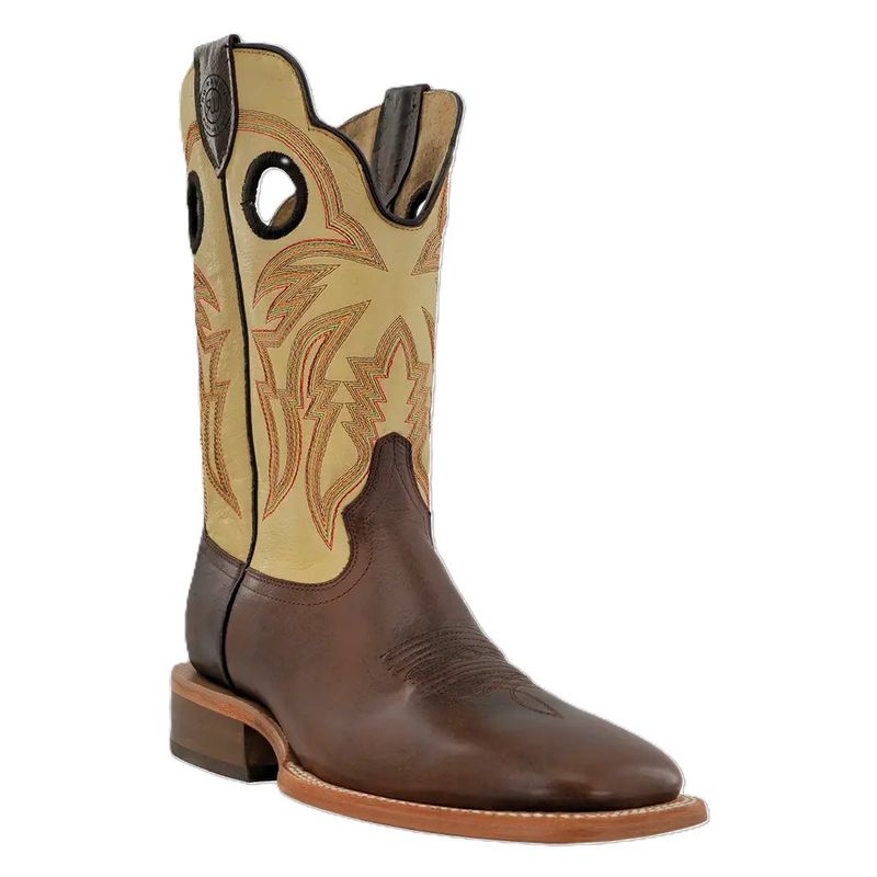 R. Watson Ranch Walnut Cowhide Wide Square 11″- RW0009