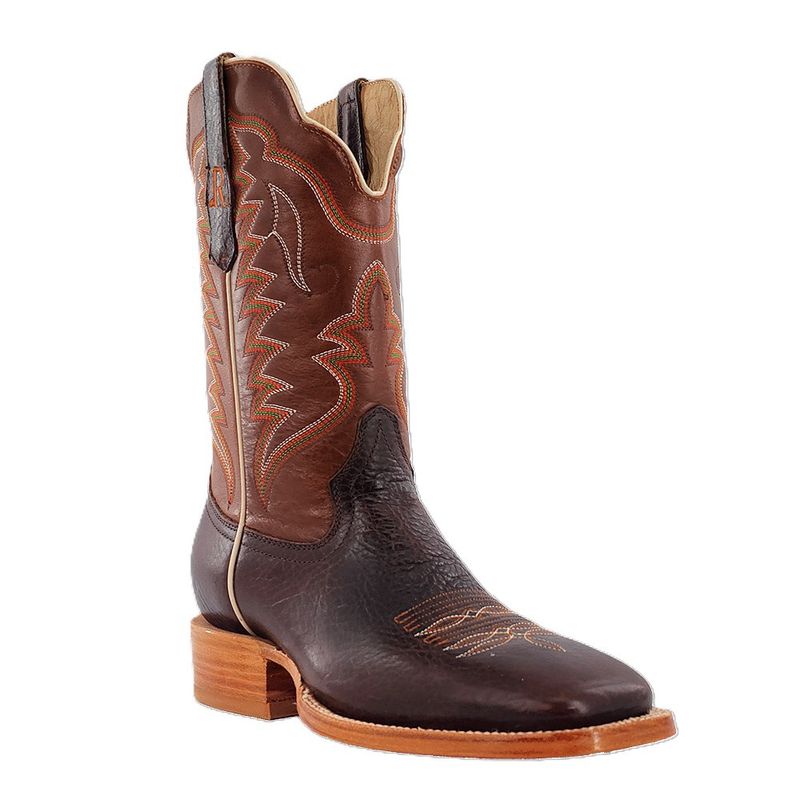 R. Watson Walnut Cowhide Wide Square 11″ - RW8020