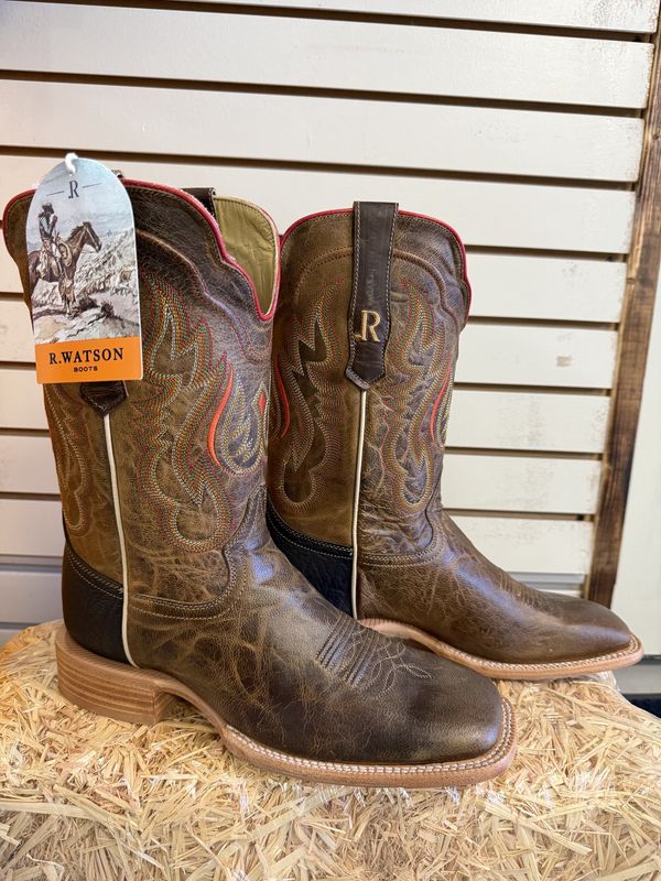 R. Watson Crazy Tan Goat Wide Square 11" - RW8032