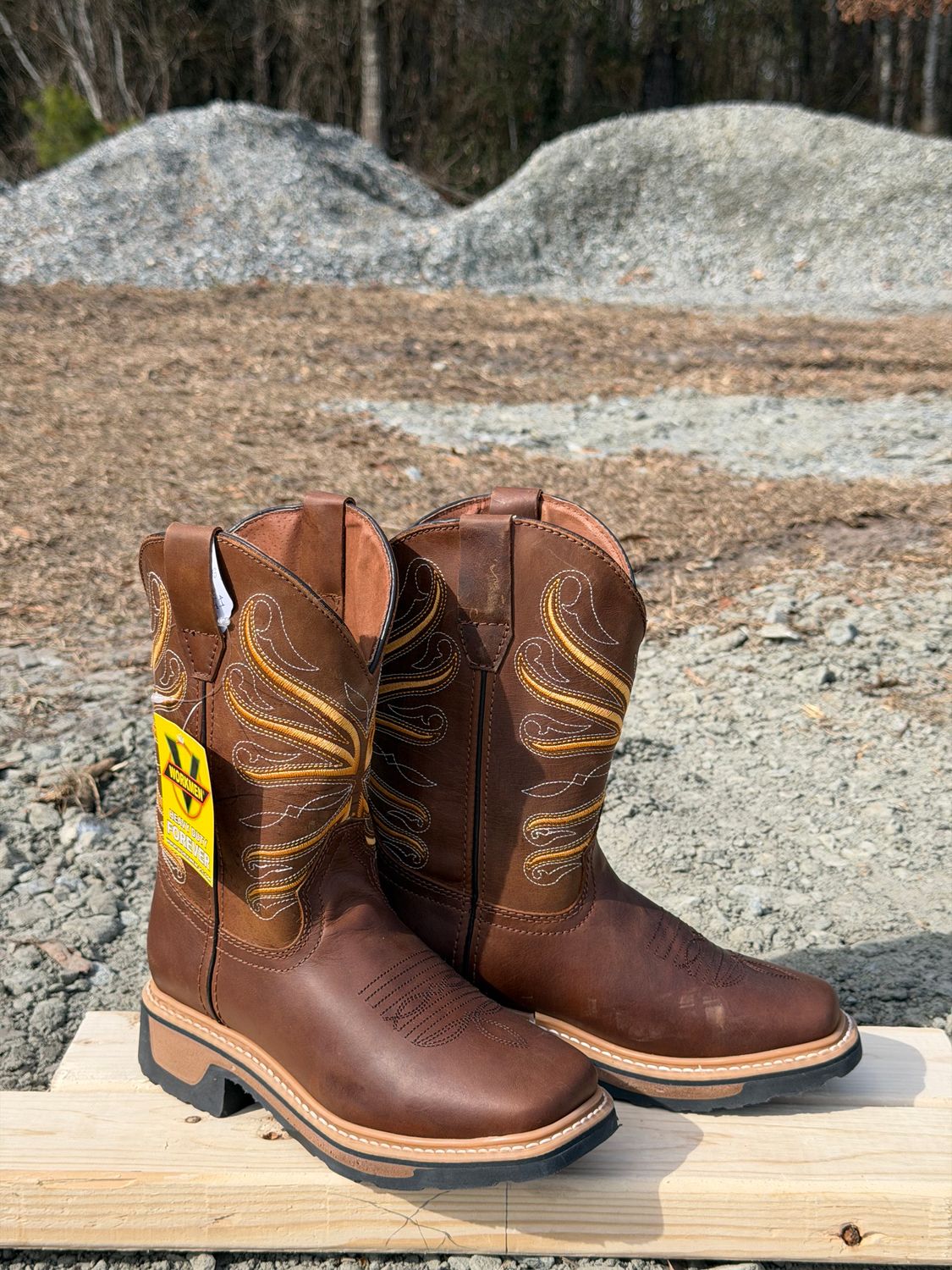 Workmen Arizona Brown Sunburst Pull-On - ID6980