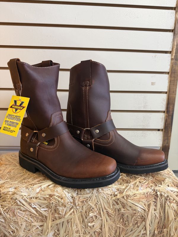 Workmen Brown Biker Boots - ID126