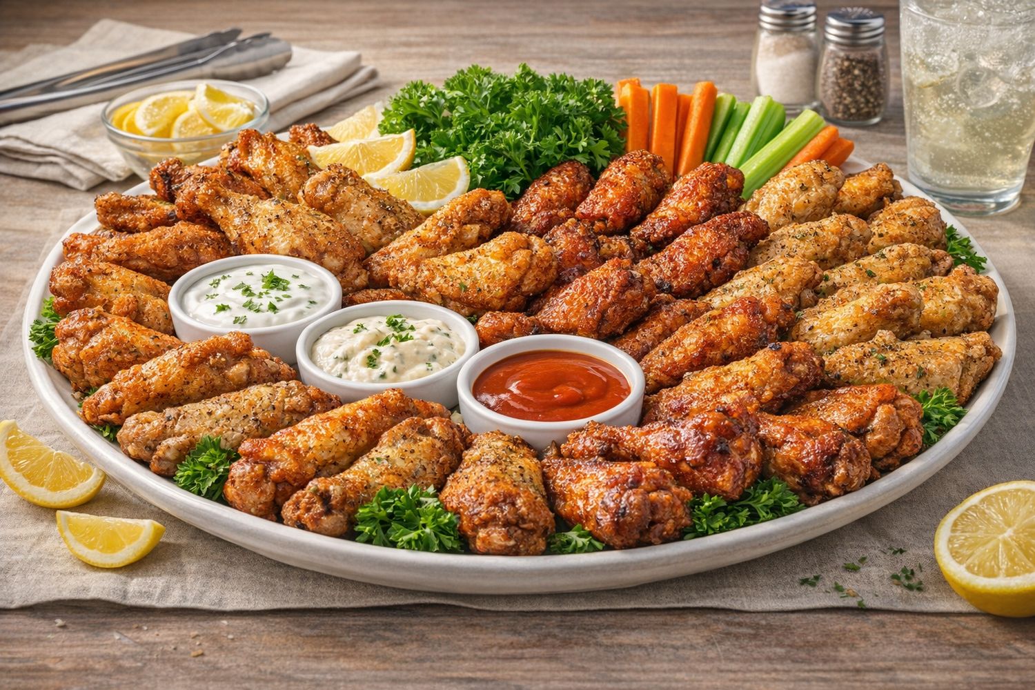 BAKED WING PLATTER