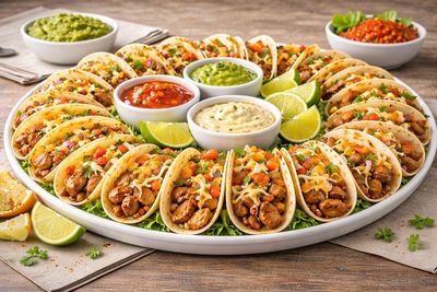 MINI TACO PLATTER (50 PCS)