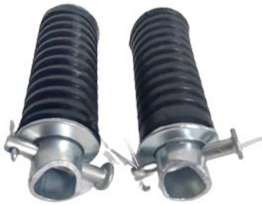 Calapie trasero Universal negro y colores surtidos