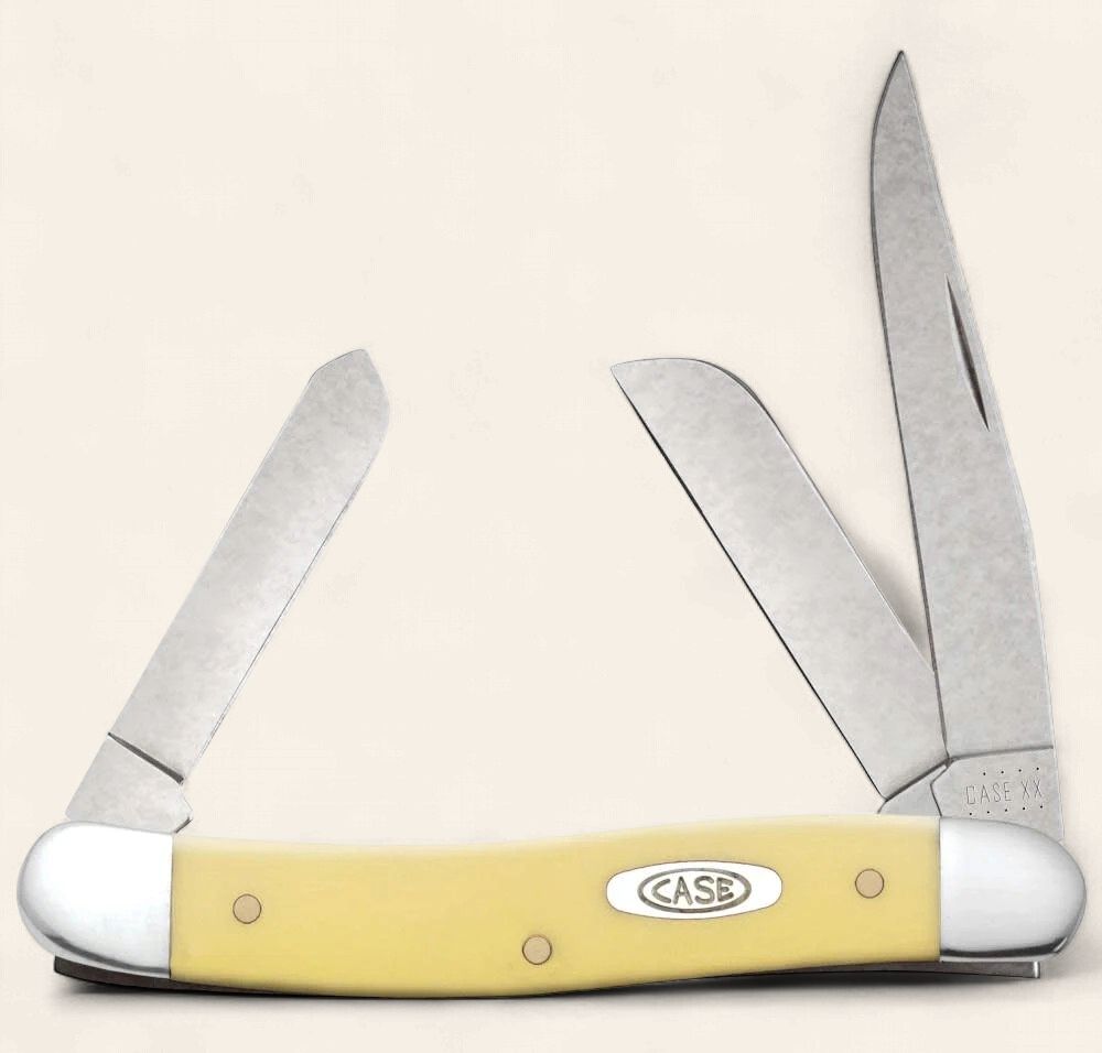 Yellow Synthetic Smooth Medium Stockman (3318 CS)