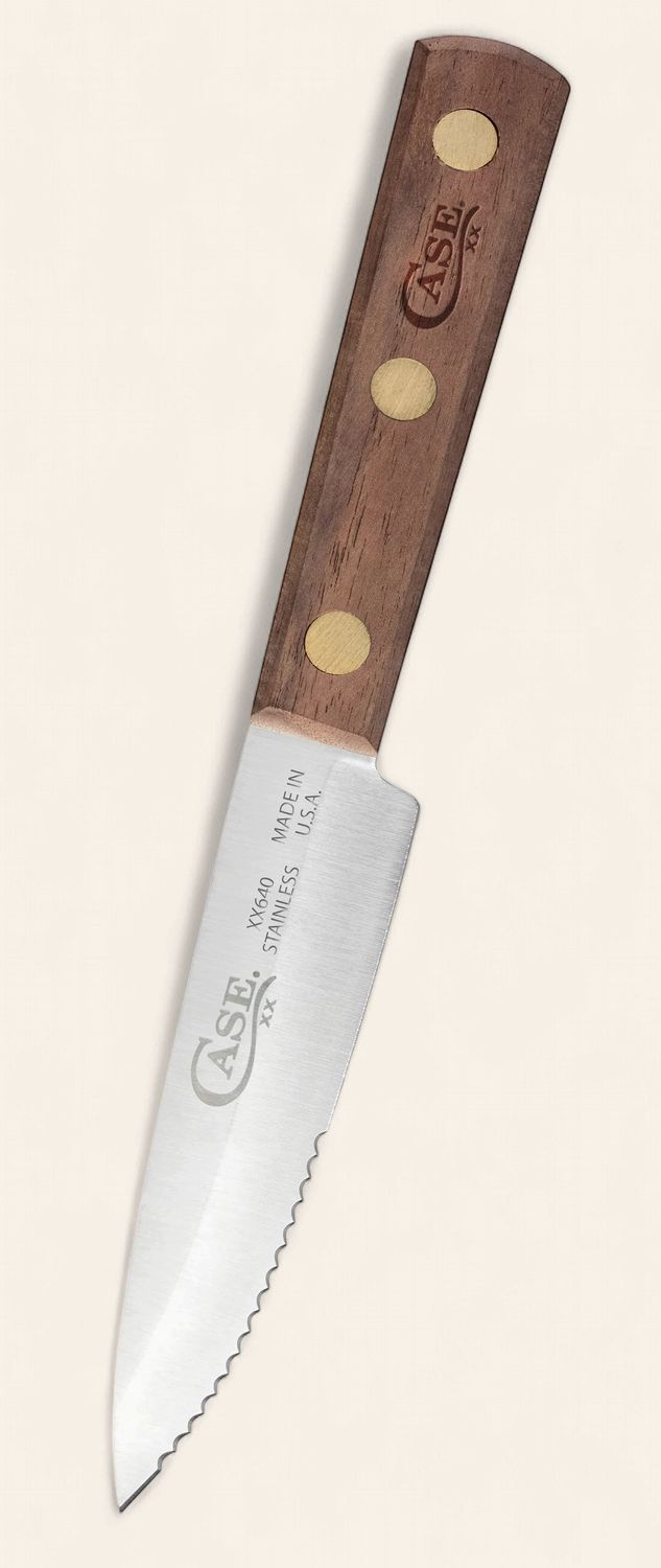 Steak Knife - Smooth Walnut Wood