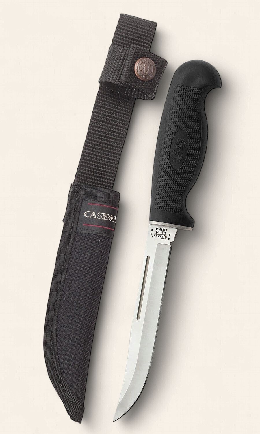Black Synthetic Hunter (LT216-5 SS) W/Sheath