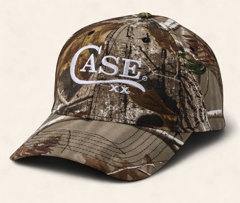 Case Real Tree Camo W/White Case Embroidered Logo