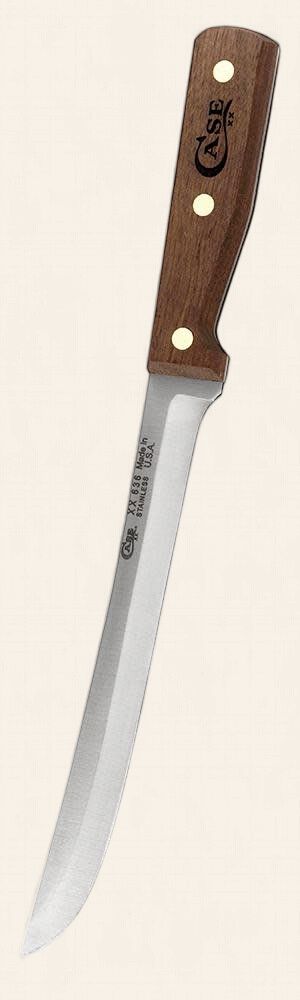 Household Cutlery  - 9-inch Slicing Knife - Solid Walnut