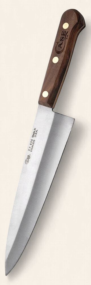 Household Cutlery - 8-in Chef's Knife - Solid Walnut
