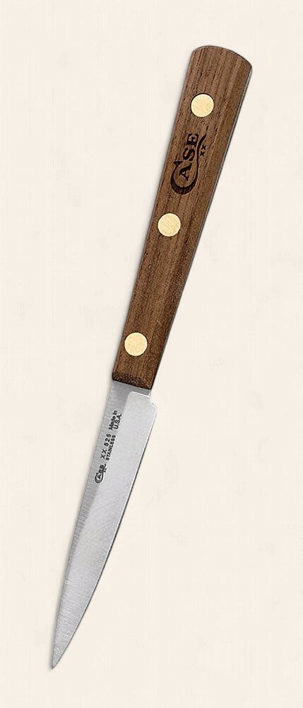 Household Cutlery  - 3-inch Spear Point Paring Knife - Solid Walnut