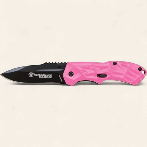 S&amp;W Black OPS Magic Assist Drop Point - Pink