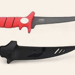 Bubba 7" Tapered Flex Spine Serrated Blade w/Sheath