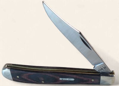 Case Slimline Trapper Black/Red Micarta 101048 SS (2021)