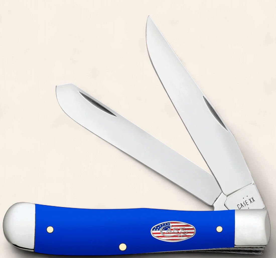 Royal Blue Synthetic Smooth Trapper Flag Logo (4254 SS)