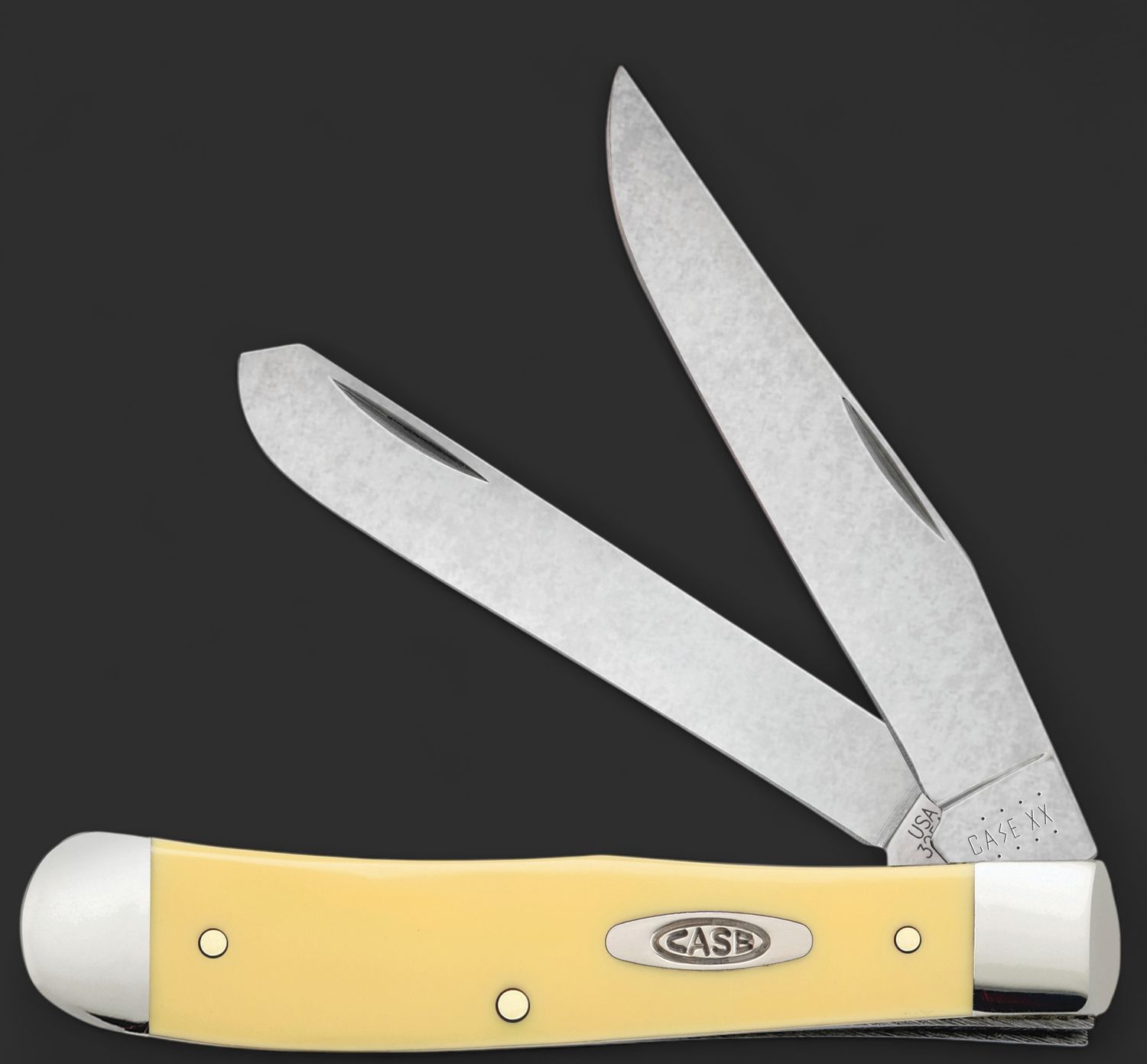Yellow Smooth Synthetic Trapper w/Clip, 3254C SS
