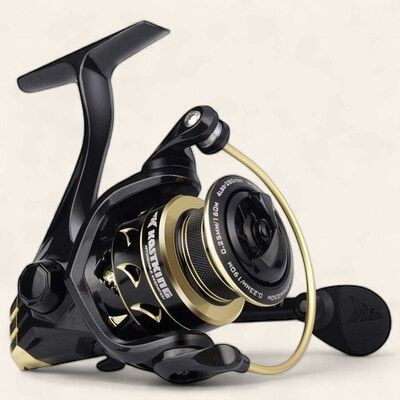 KastKing Valiant Eagle Spinning Reel, Size 1000, 6.2:1 Gear Ratio, Gold