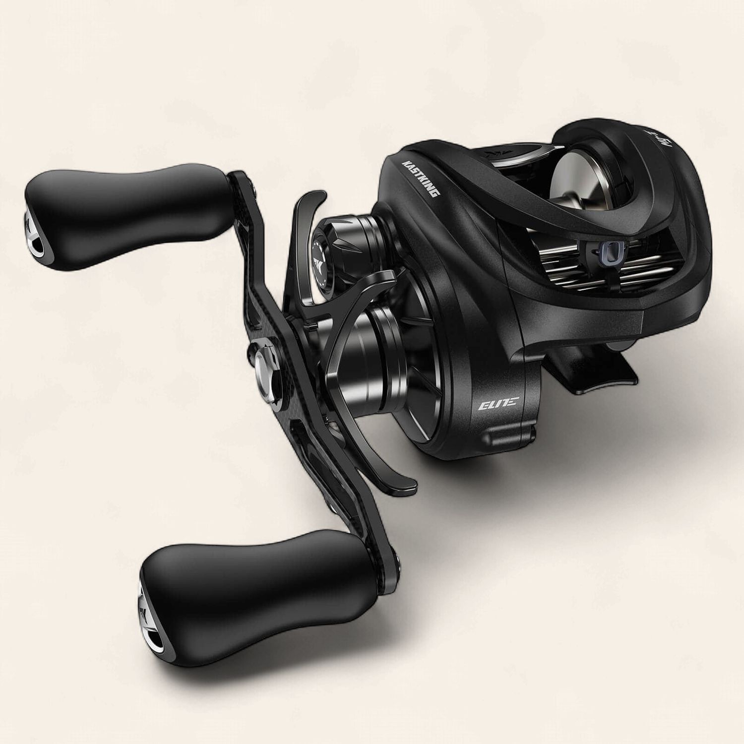 KastKing Mg-Ti Elite Casting Reel, Right Hand, 7.2:1 Gear Ratio, Matt Black