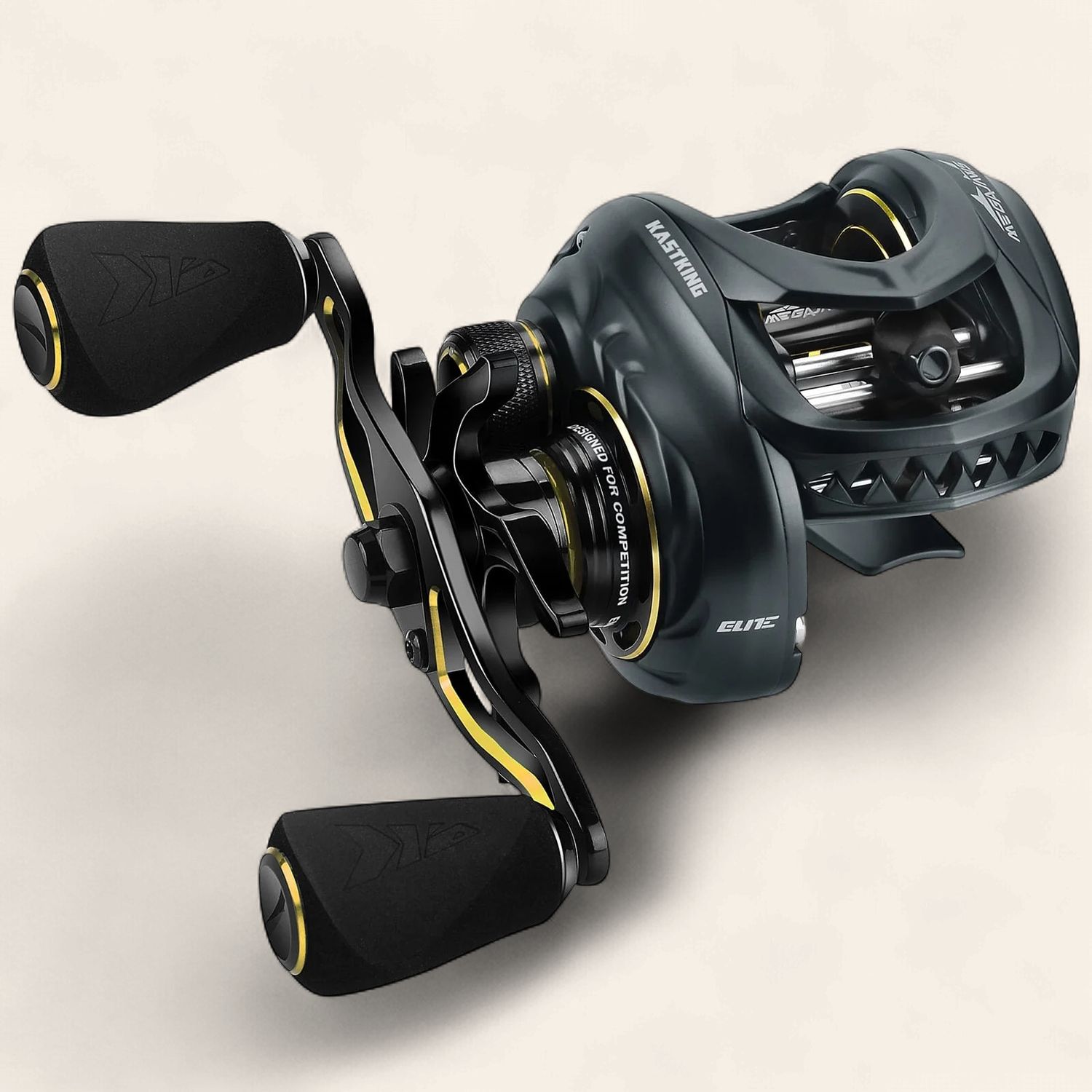 KastKing MegaJaws Elite Casting Reel, Right Hand, 7.2:1 Gear Ratio, Dark Galaxy