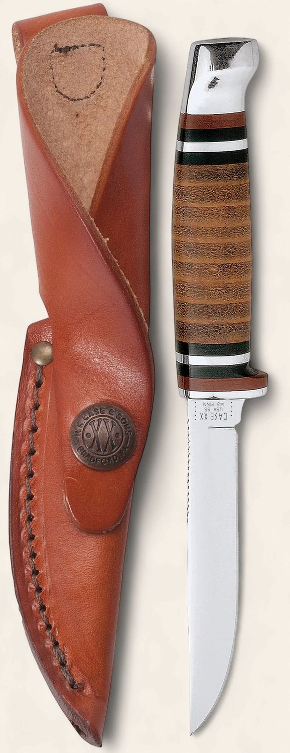 Leather Hunter (M3FINN SS) w/Sheath